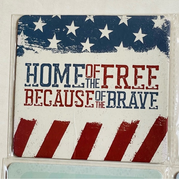 Animal Print Coasters Dog Cat Flag New Sealed Yorkshire Terrier Shorthair Cat - Picture 2 of 5